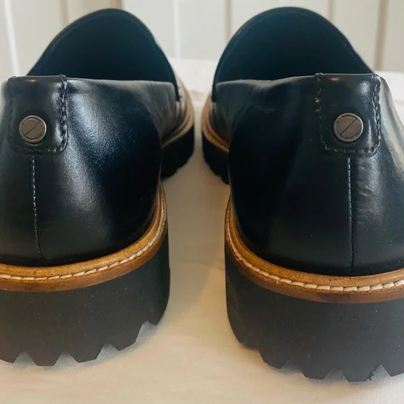 New w/ box Women’s Ecco Black Incise Tailored Loafer Size 10 - Picture 5 of 9